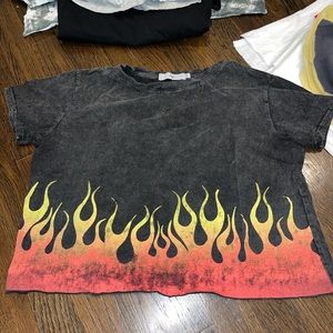 Flames top